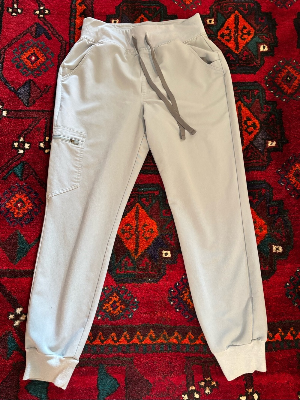 Figs Women's ice blue Jogger Leggings small petite
